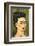 Portrait with Gold Dress-Frida Kahlo-Framed Premium Giclee Print