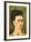 Portrait with Gold Dress-Frida Kahlo-Framed Premium Giclee Print