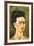 Portrait with Gold Dress-Frida Kahlo-Framed Premium Giclee Print