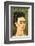 Portrait with Gold Dress-Frida Kahlo-Framed Art Print