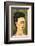 Portrait with Gold Dress-Frida Kahlo-Framed Art Print