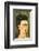 Portrait with Gold Dress-Frida Kahlo-Framed Art Print