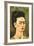 Portrait with Gold Dress-Frida Kahlo-Framed Art Print