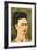 Portrait with Gold Dress-Frida Kahlo-Framed Art Print