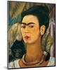 Portrait with Monkey1938-Frida Kahlo-Mounted Premium Giclee Print