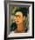 Portrait with Monkey1938-Frida Kahlo-Framed Premium Giclee Print