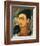 Portrait with Monkey1938-Frida Kahlo-Framed Art Print