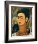 Portrait with Monkey1938-Frida Kahlo-Framed Art Print