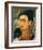 Portrait with Monkey1938-Frida Kahlo-Framed Art Print