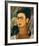 Portrait with Monkey1938-Frida Kahlo-Framed Art Print