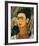 Portrait with Monkey1938-Frida Kahlo-Framed Art Print