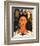 Portrait with Necklace-Frida Kahlo-Framed Premium Giclee Print