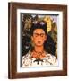 Portrait with Necklace-Frida Kahlo-Framed Art Print