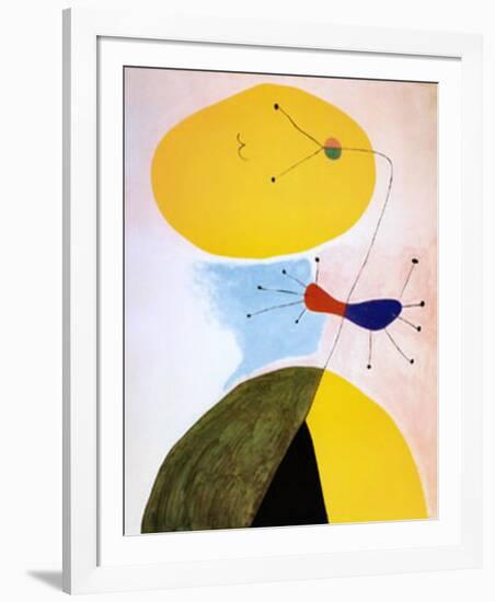 Portrait-Joan Miro-Framed Art Print