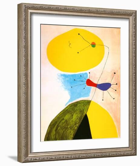 Portrait-Joan Miro-Framed Art Print