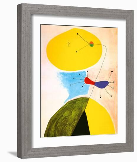 Portrait-Joan Miro-Framed Art Print