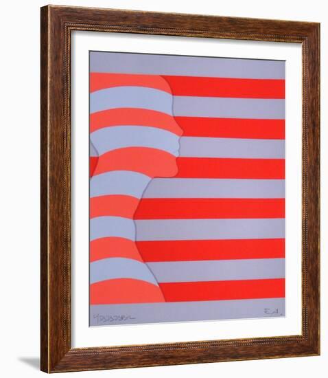 Portrait-Miguel Angel Yrazazabal-Framed Serigraph