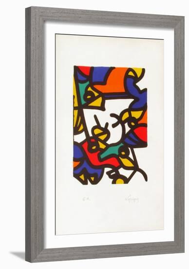 Portraits II : l'oiseleur-Charles Lapicque-Framed Limited Edition