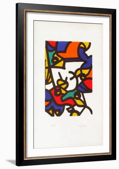 Portraits II : l'oiseleur-Charles Lapicque-Framed Limited Edition