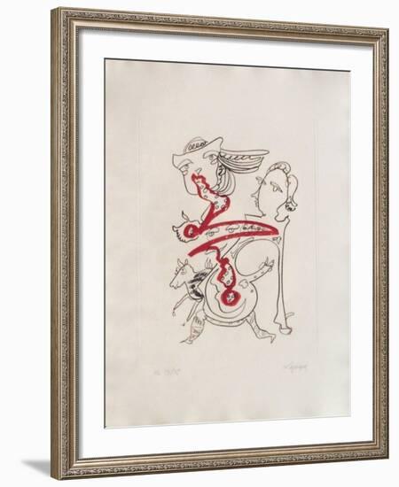 Portraits III : L'appel-Charles Lapicque-Framed Limited Edition