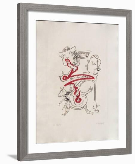 Portraits III : L'appel-Charles Lapicque-Framed Limited Edition