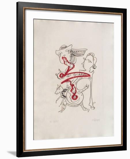 Portraits III : L'appel-Charles Lapicque-Framed Limited Edition