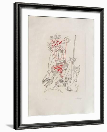 Portraits III : La chevauchée-Charles Lapicque-Framed Limited Edition