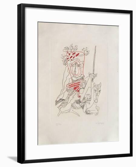Portraits III : La chevauchée-Charles Lapicque-Framed Limited Edition