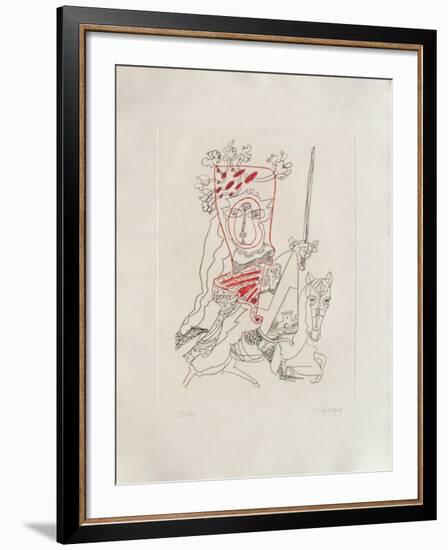 Portraits III : La chevauchée-Charles Lapicque-Framed Limited Edition