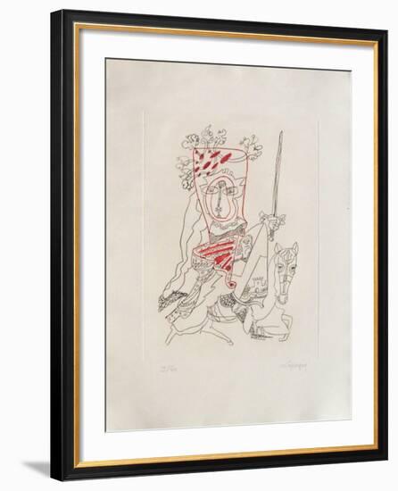 Portraits III : La chevauchée-Charles Lapicque-Framed Limited Edition