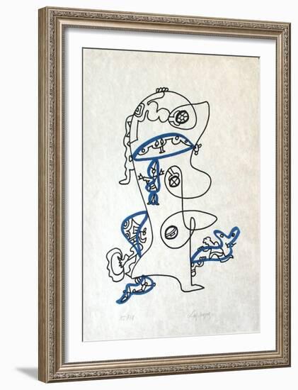 Portraits III : la guerre des Mondes-Charles Lapicque-Framed Limited Edition