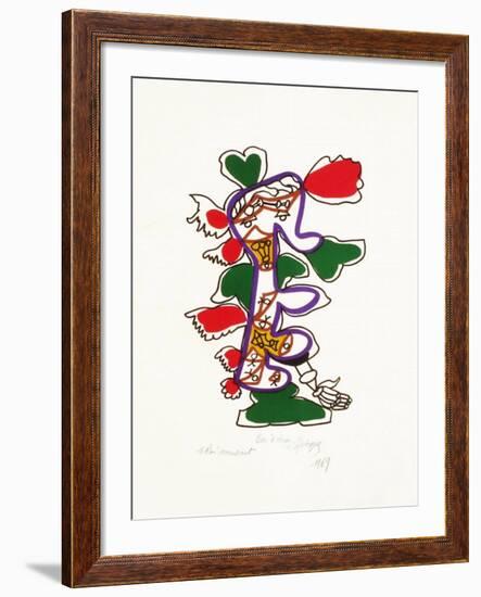 Portraits III : Le Roi mendiant-Charles Lapicque-Framed Limited Edition