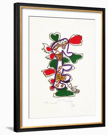 Portraits III : Le Roi mendiant-Charles Lapicque-Framed Limited Edition