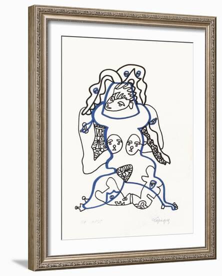 Portraits III : les Disocures-Charles Lapicque-Framed Limited Edition