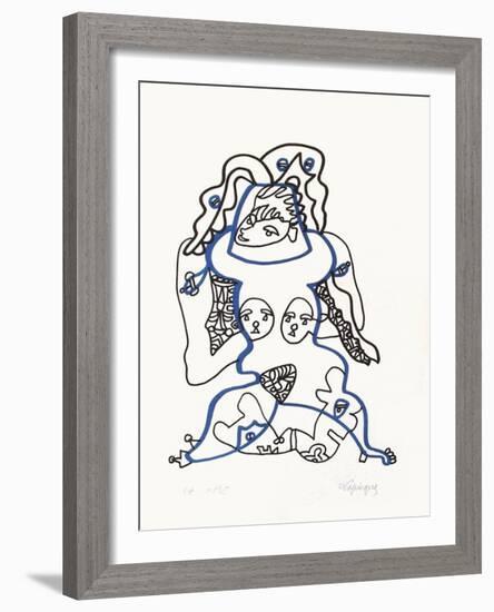 Portraits III : les Disocures-Charles Lapicque-Framed Limited Edition