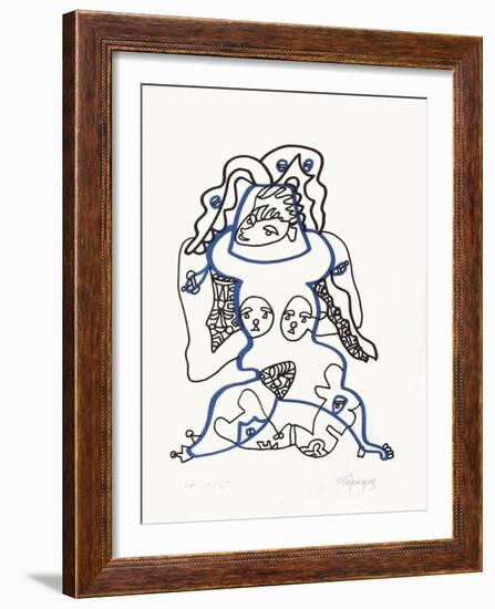 Portraits III : les Disocures-Charles Lapicque-Framed Limited Edition