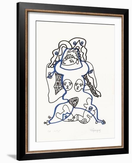 Portraits III : les Disocures-Charles Lapicque-Framed Limited Edition