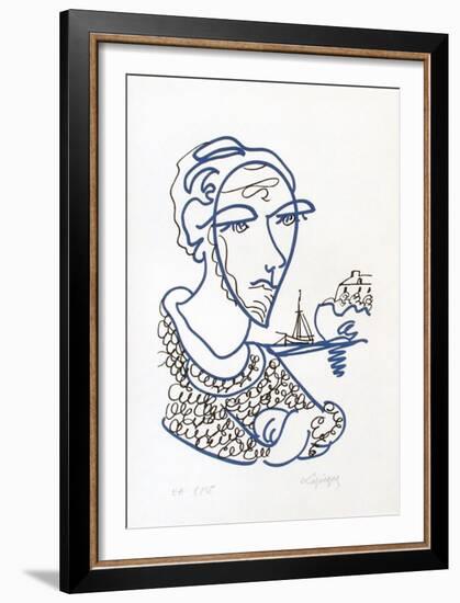 Portraits III : mon frère Yves-Charles Lapicque-Framed Limited Edition