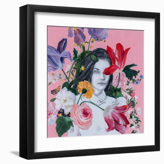 Portraits in Bloom II-Sandra Iafrate-Framed Art Print