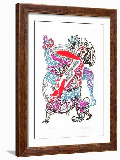 Portraits IV : Falstaff-Charles Lapicque-Framed Limited Edition