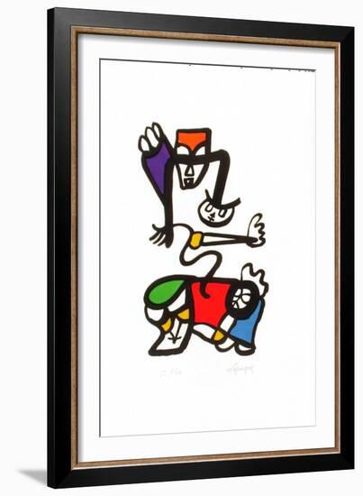 Portraits IX : Debout les morts-Charles Lapicque-Framed Limited Edition