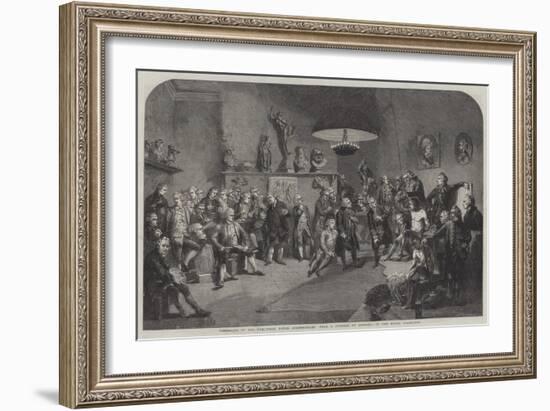 Portraits of All the First Royal Academicians-Johann Zoffany-Framed Giclee Print