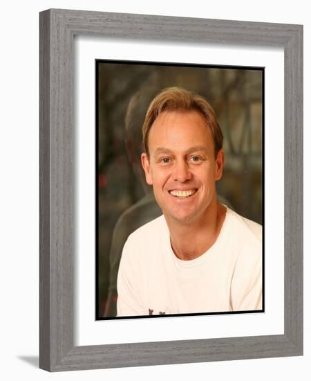 Portraits of Jason Donovan, 20th December 2006-null-Framed Photographic Print