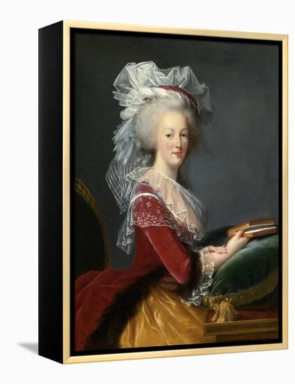 Portraits of Marie Antoinette of Lorraine Habsbourg (1755-1793), 1785 (Painting)-Elisabeth Louise Vigee-LeBrun-Framed Premier Image Canvas