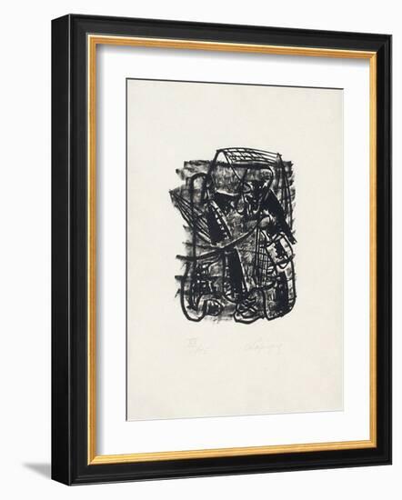 Portraits V : Conversation dans la Beauce-Charles Lapicque-Framed Limited Edition