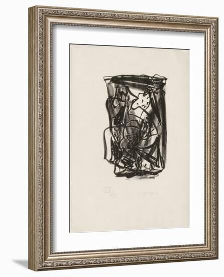 Portraits V : Les amants espagnols-Charles Lapicque-Framed Limited Edition