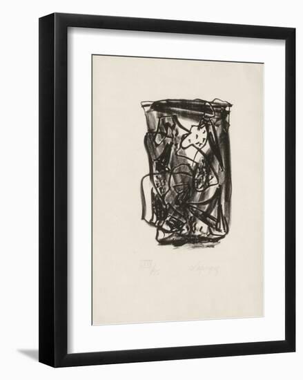 Portraits V : Les amants espagnols-Charles Lapicque-Framed Limited Edition