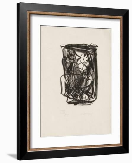 Portraits V : Les amants espagnols-Charles Lapicque-Framed Limited Edition