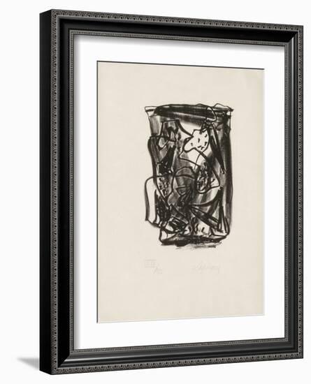 Portraits V : Les amants espagnols-Charles Lapicque-Framed Limited Edition