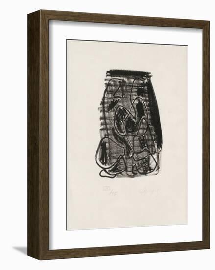 Portraits V : Les patineurs-Charles Lapicque-Framed Limited Edition